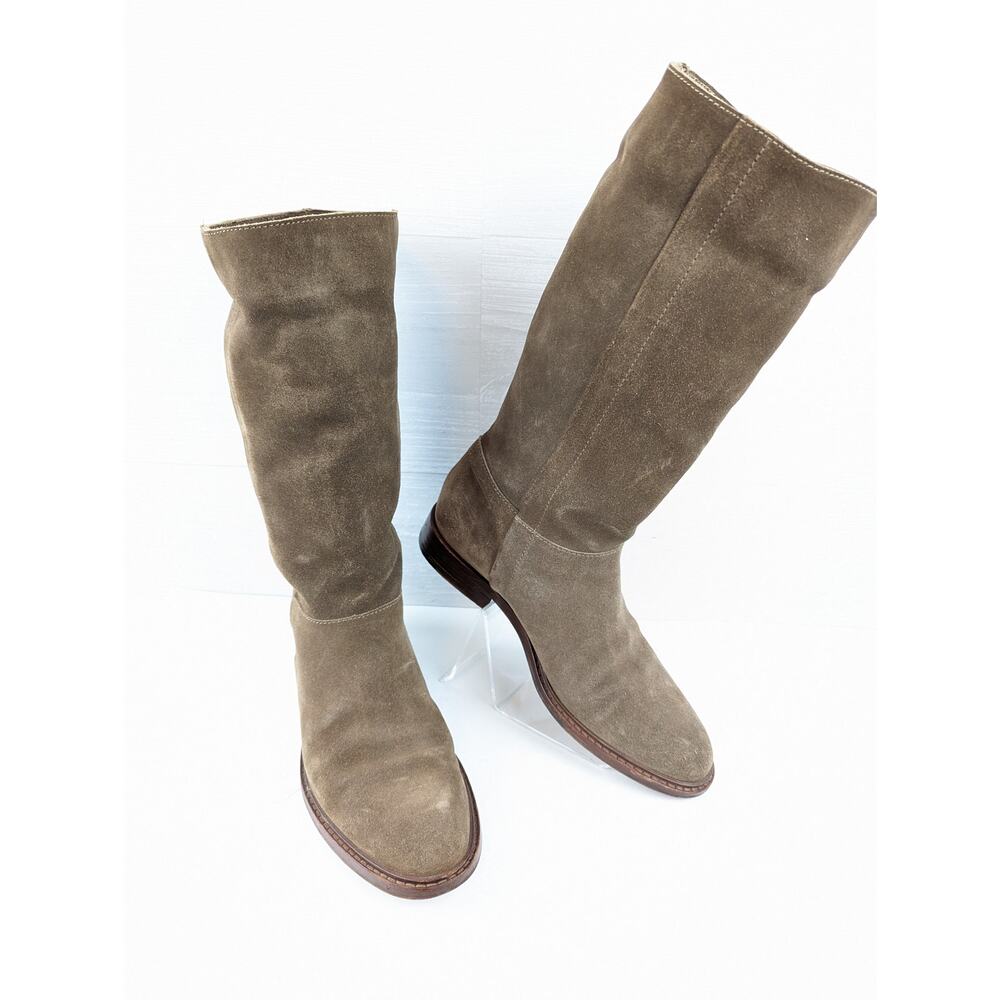 Gunex Vintage Suede Pull-on Boot, 36.5 EU, 6-6.5 US, Italian Leather